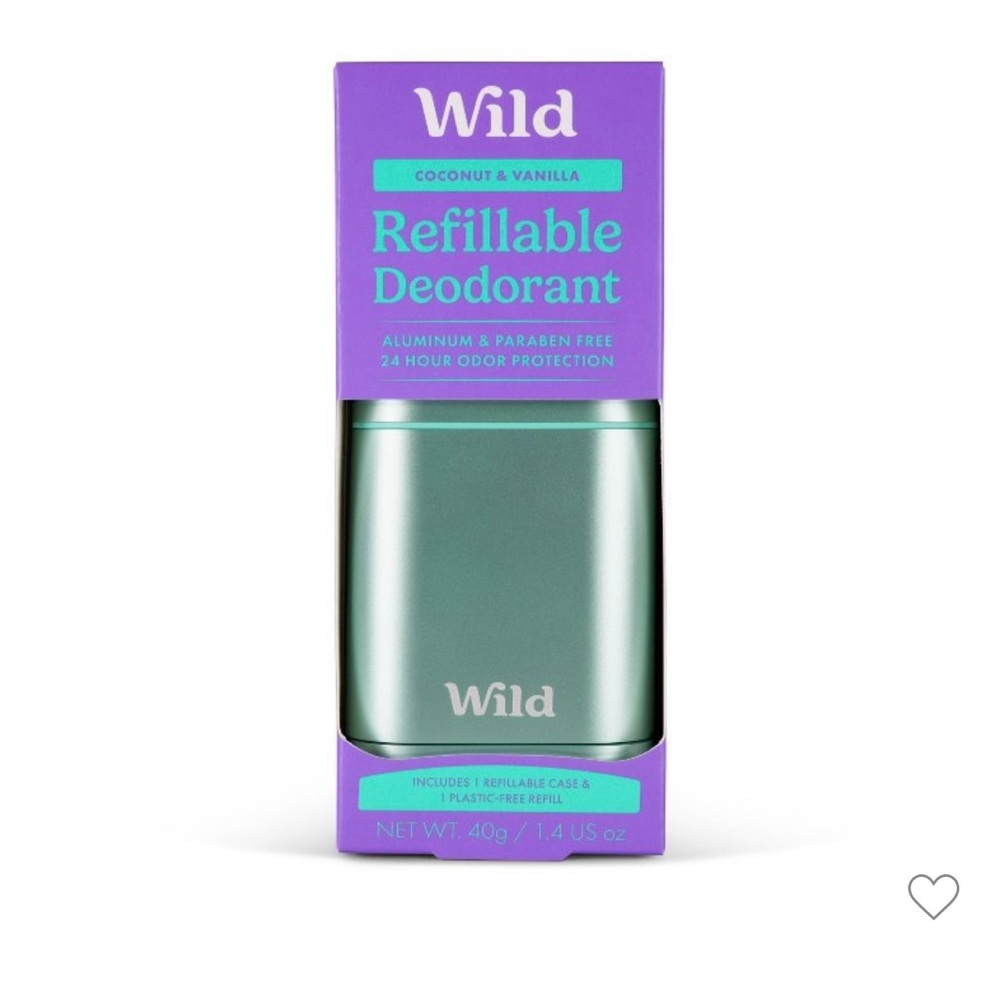 Wild Refillable Deodorant in Green